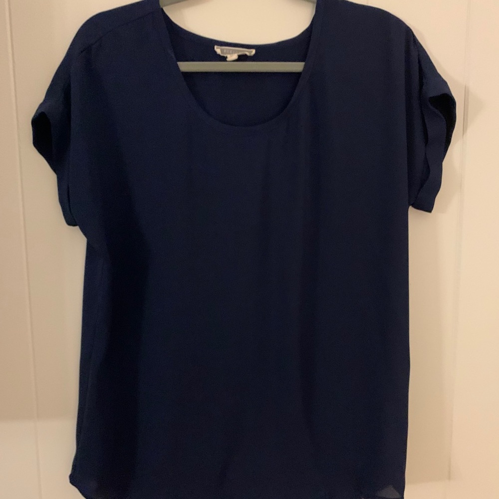 Navy blue blouse